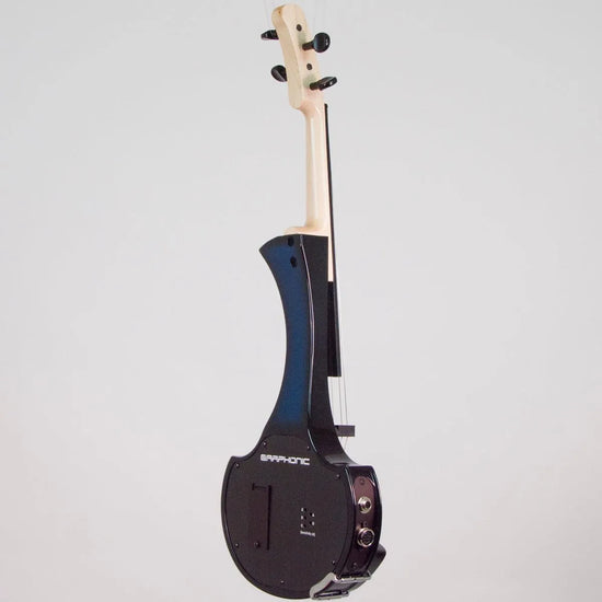 Cantini Earphonic Electric Violin with MIDI, Blue/Black Sunburst - Electric Violin Shop