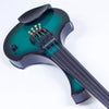 Cantini Earphonic Electric Violin with MIDI, Green/Black Sunburst - Electric Violin Shop