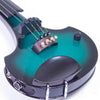 Cantini Earphonic Electric Violin with MIDI, Green/Black Sunburst - Electric Violin Shop