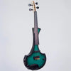 Cantini Earphonic Electric Violin with MIDI, Green/Black Sunburst - Electric Violin Shop