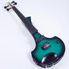 Cantini Earphonic Electric Violin with MIDI, Green/Black Sunburst - Electric Violin Shop