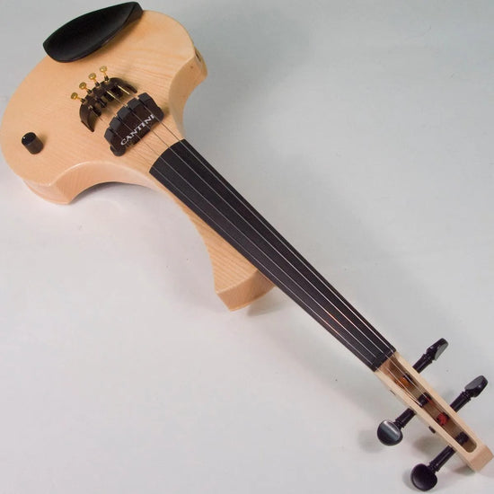 Cantini Earphonic Electric Violin with MIDI , Natural - Electric Violin Shop