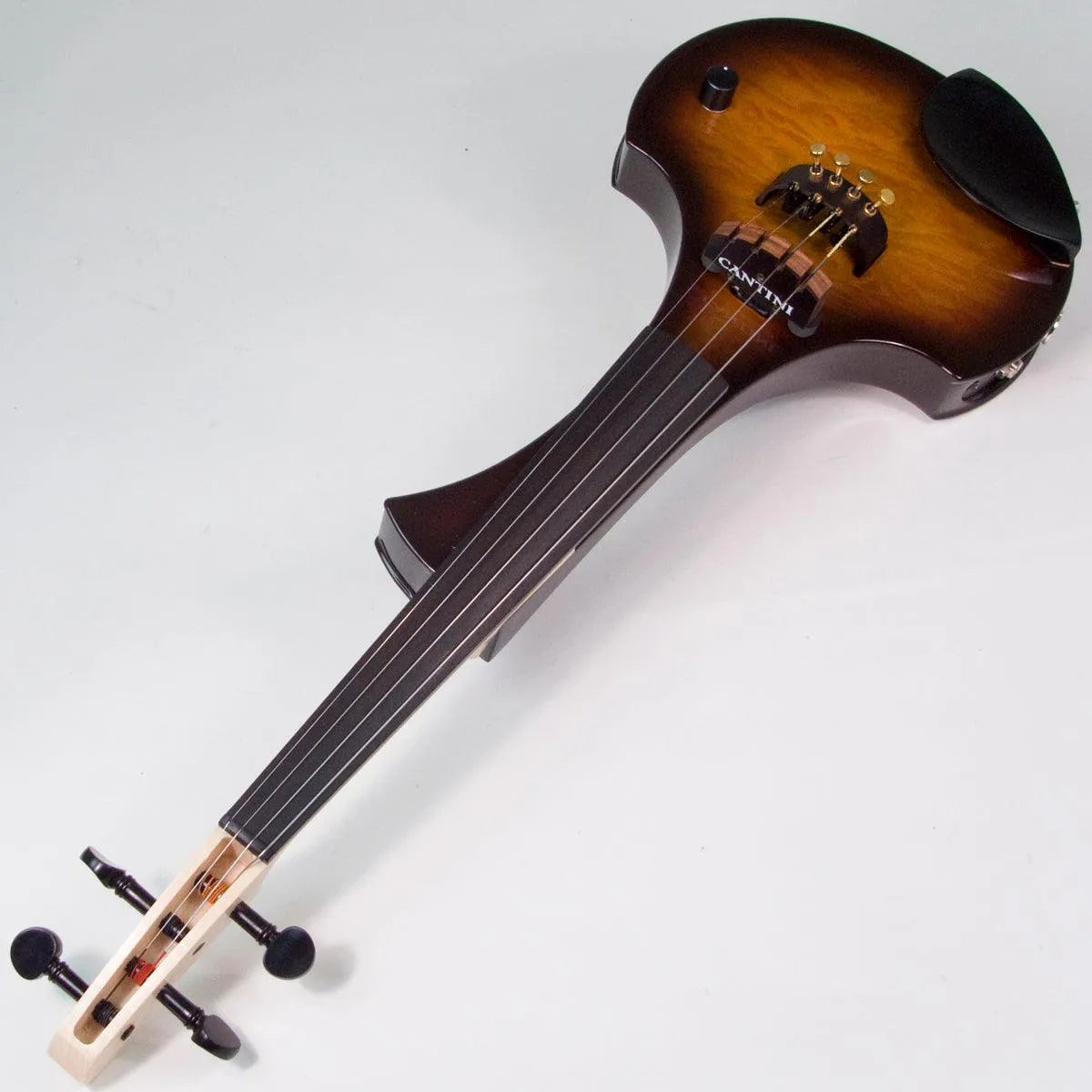 Cantini Earphonic Electric Violin with MIDI, Occhietto Tobacco Burst - Electric Violin Shop