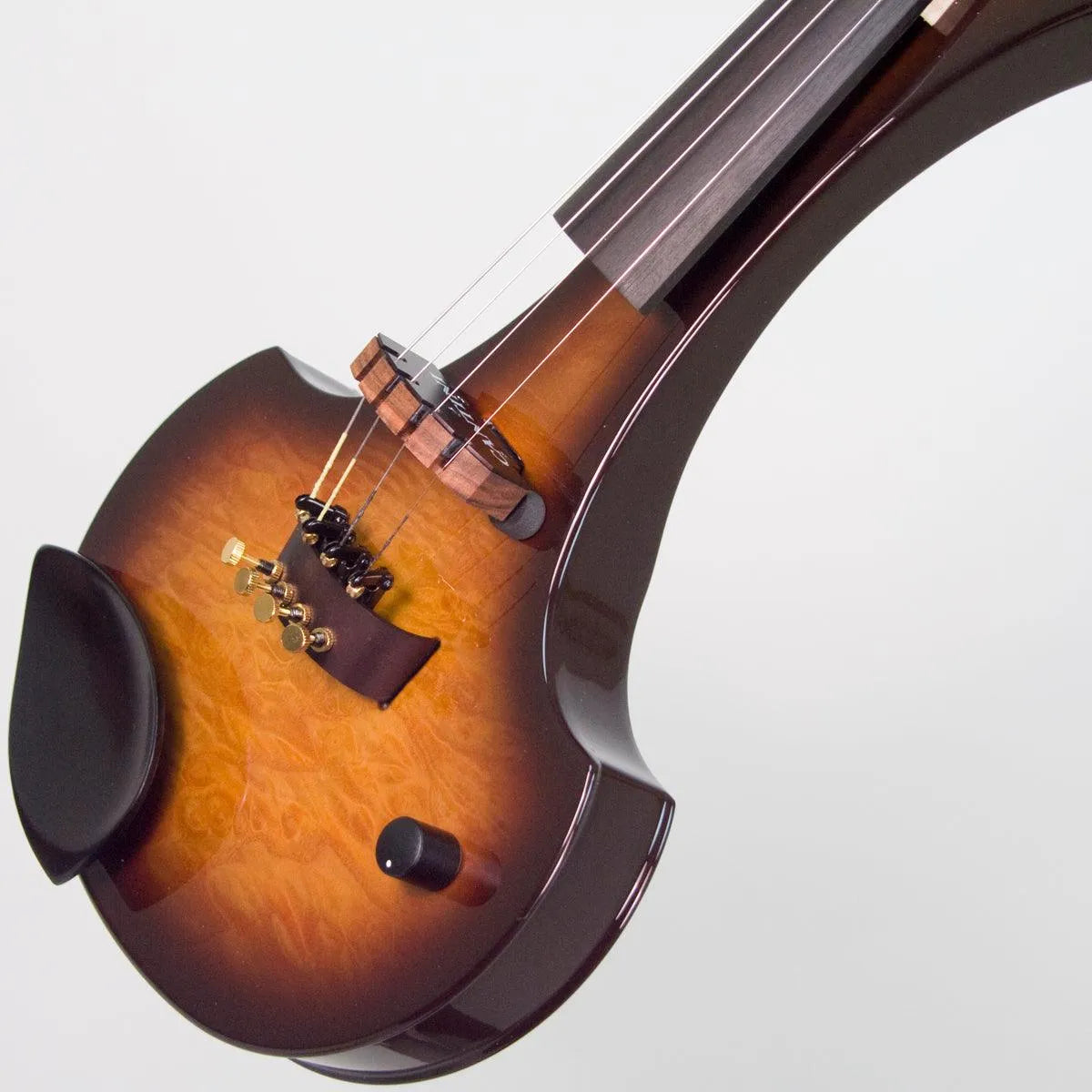 Cantini Earphonic Electric Violin with MIDI, Occhietto Tobacco Burst - Electric Violin Shop