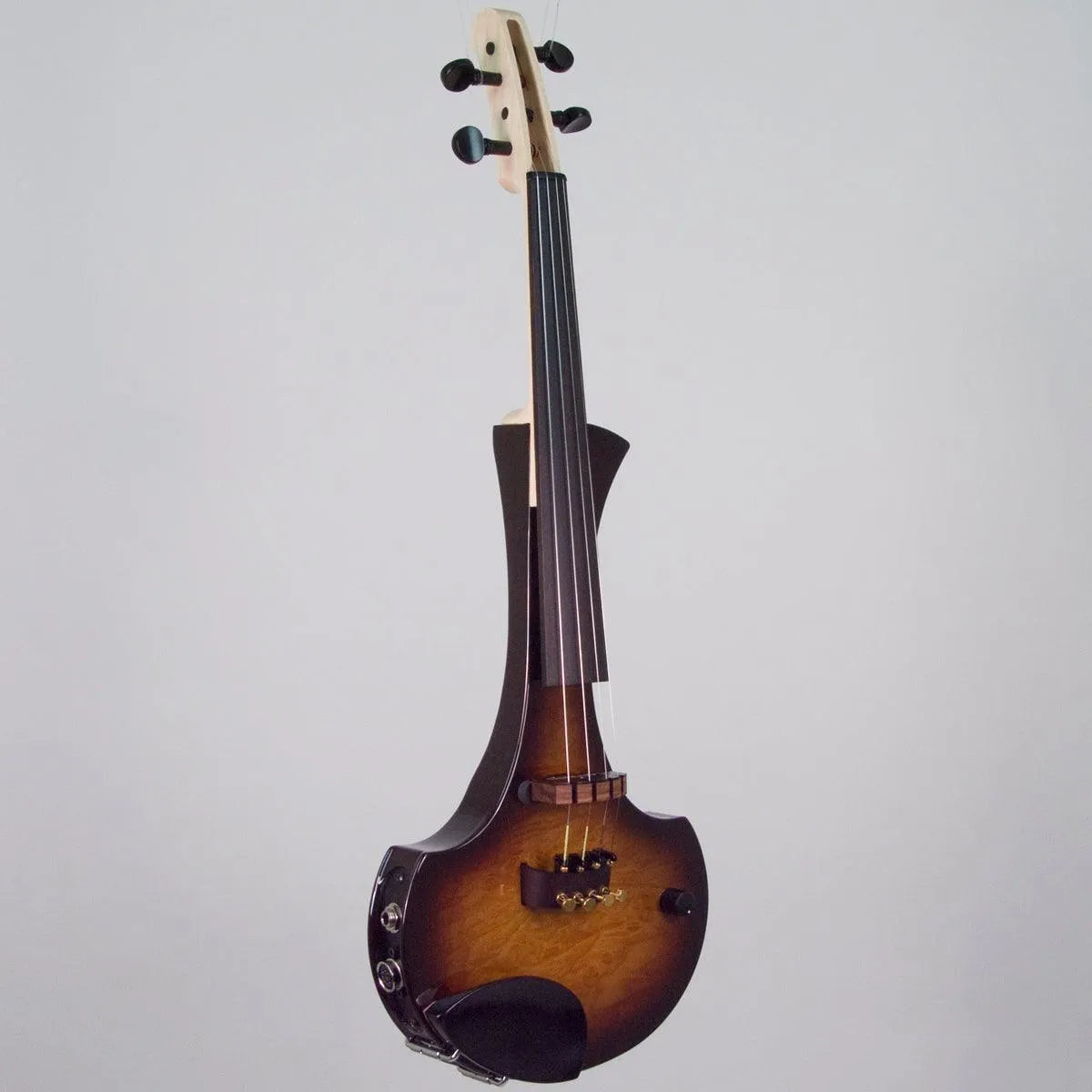 Cantini Earphonic Electric Violin with MIDI, Occhietto Tobacco Burst - Electric Violin Shop