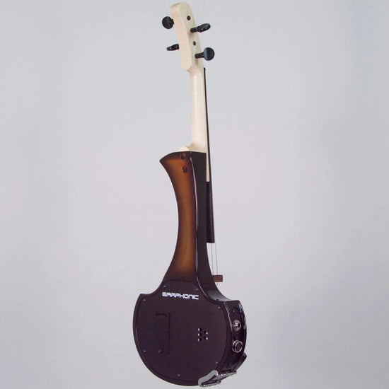 Cantini Earphonic Electric Violin with MIDI, Occhietto Tobacco Burst - Electric Violin Shop