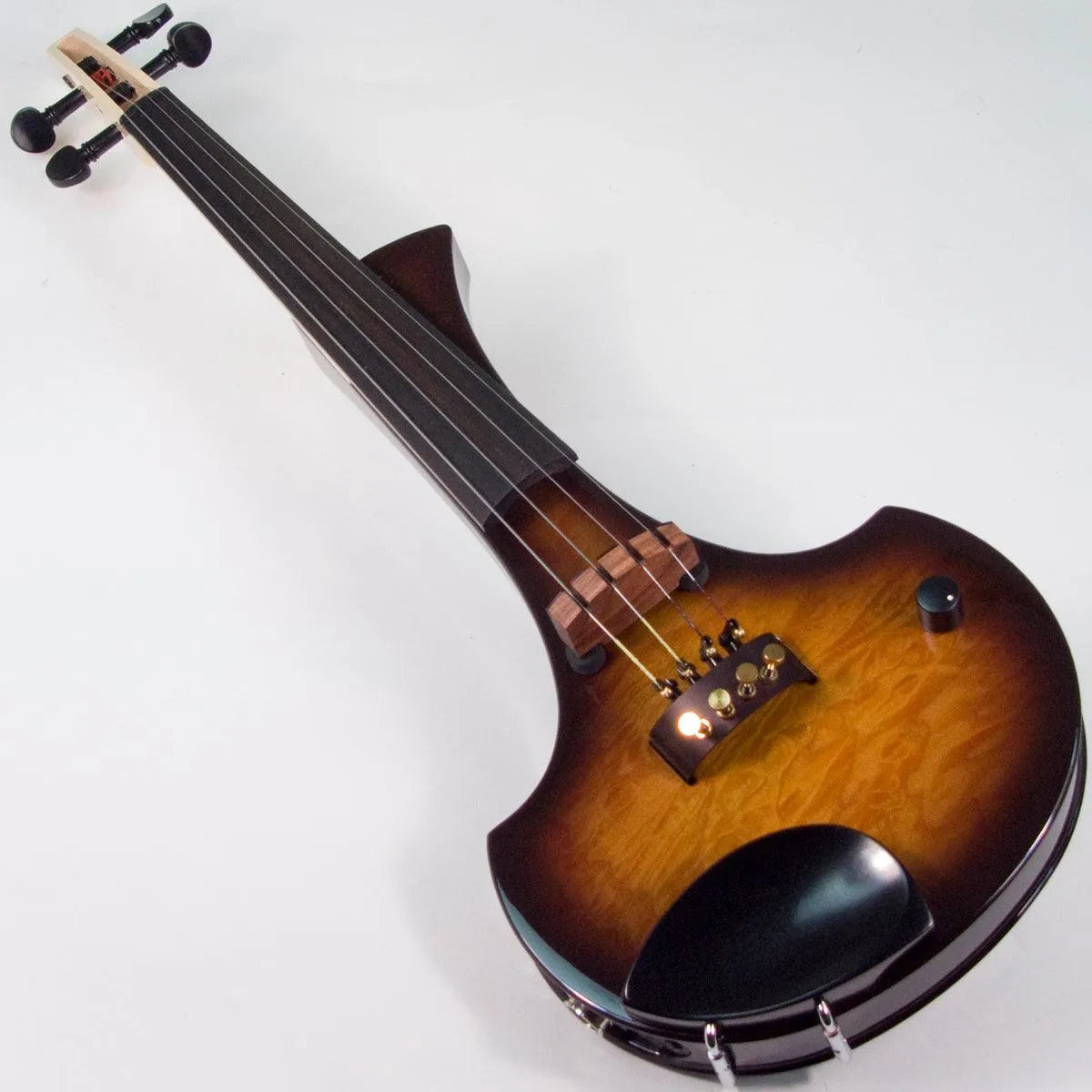 Cantini Earphonic Electric Violin with MIDI, Occhietto Tobacco Burst - Electric Violin Shop