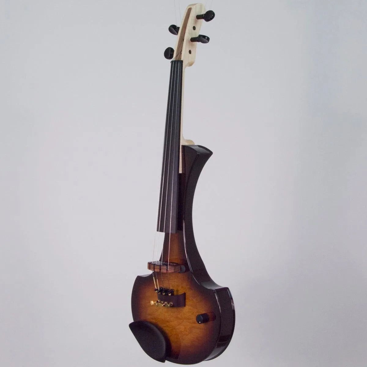 Cantini Earphonic Electric Violin with MIDI, Occhietto Tobacco Burst - Electric Violin Shop