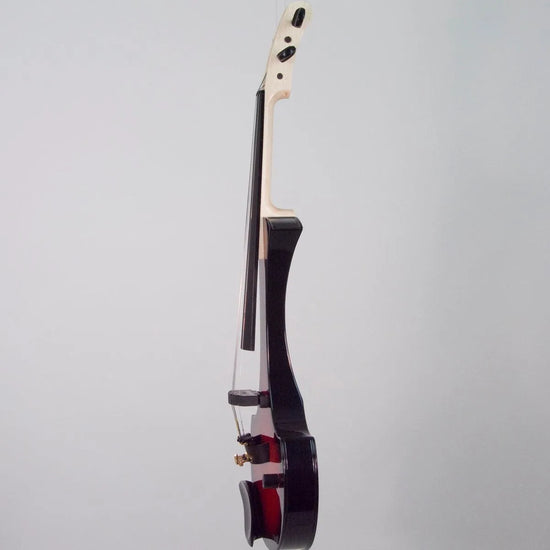 Cantini Earphonic Electric Violin with MIDI, Red/Black Sunburst - Electric Violin Shop