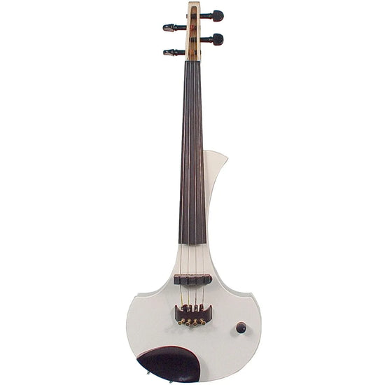 Cantini Earphonic Electric Violin with MIDI, Satin White - Electric Violin Shop