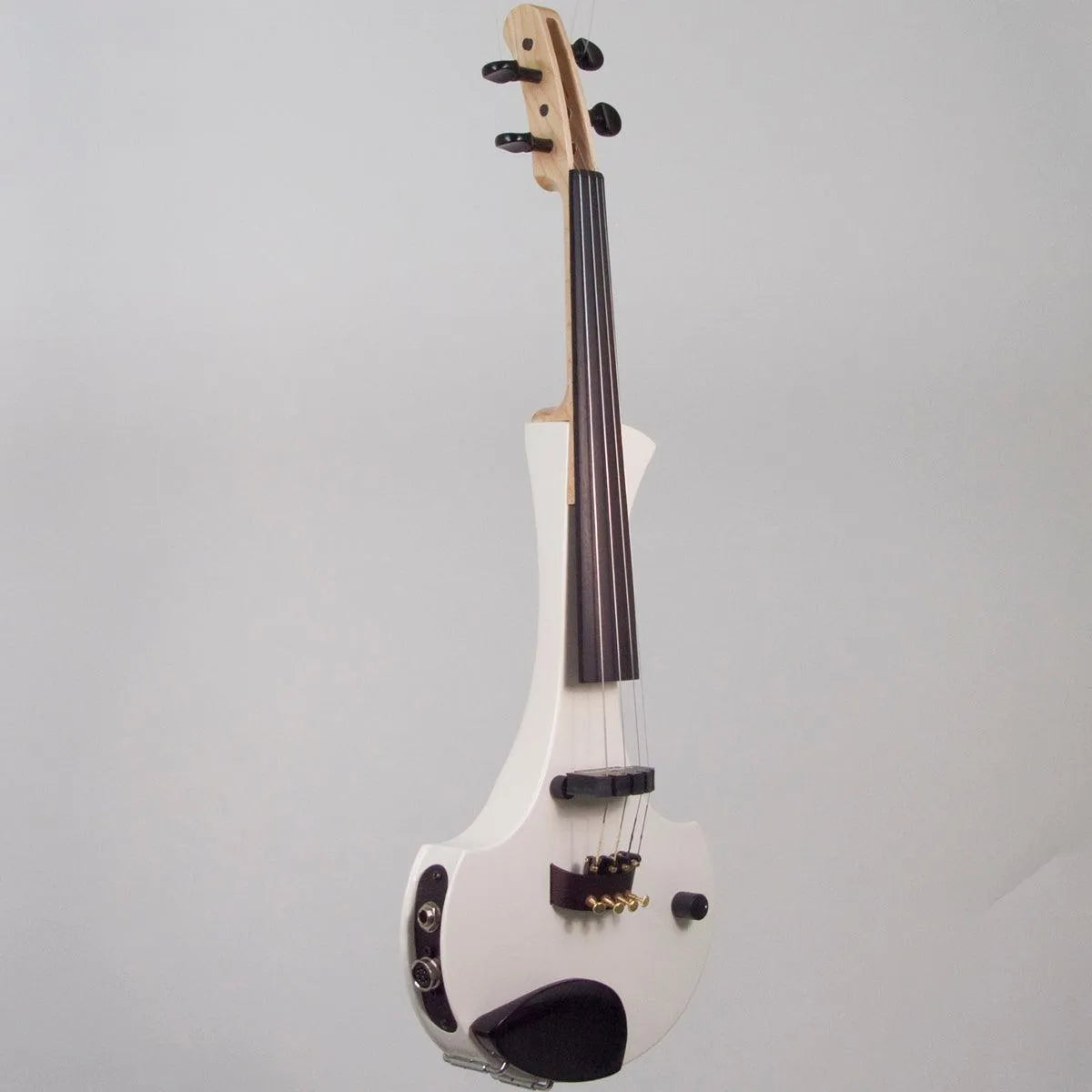 Cantini Earphonic Electric Violin with MIDI, Satin White - Electric Violin Shop