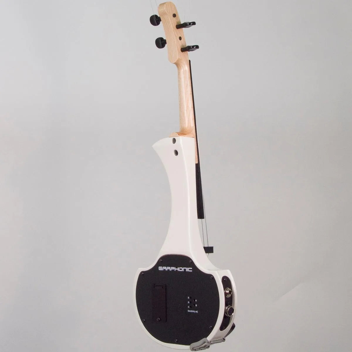 Cantini Earphonic Electric Violin with MIDI, Satin White - Electric Violin Shop