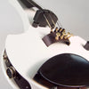 Cantini Earphonic Electric Violin with MIDI, Satin White - Electric Violin Shop