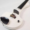 Cantini Earphonic Electric Violin with MIDI, Satin White - Electric Violin Shop