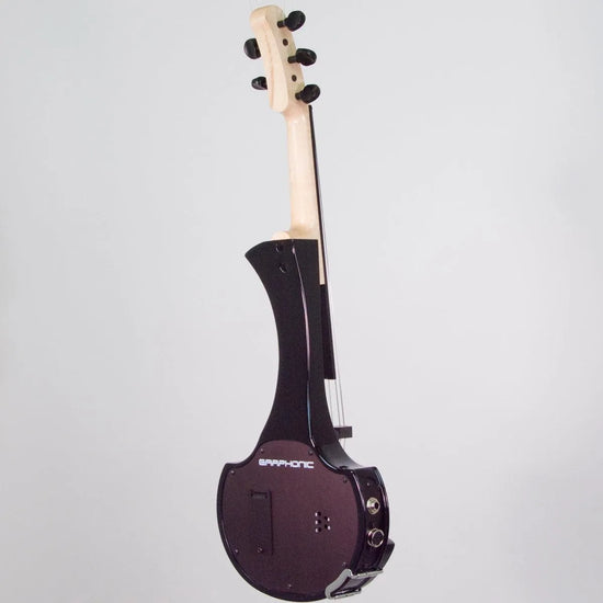 Cantini Earphonic 5-String Electric Violin with MIDI, Gloss Black - Electric Violin Shop