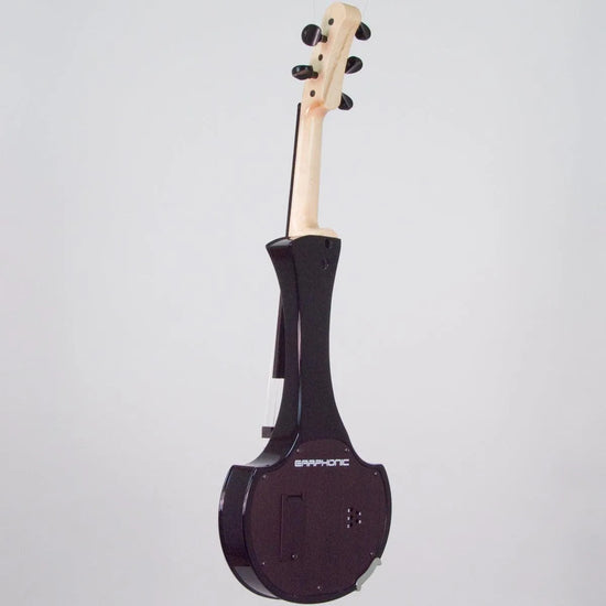 Cantini Earphonic 5-String Electric Violin with MIDI, Gloss Black - Electric Violin Shop