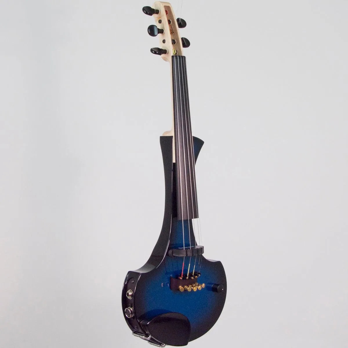 Cantini Earphonic 5-String Electric Violin with MIDI, Blue/Black Sunburst - Electric Violin Shop