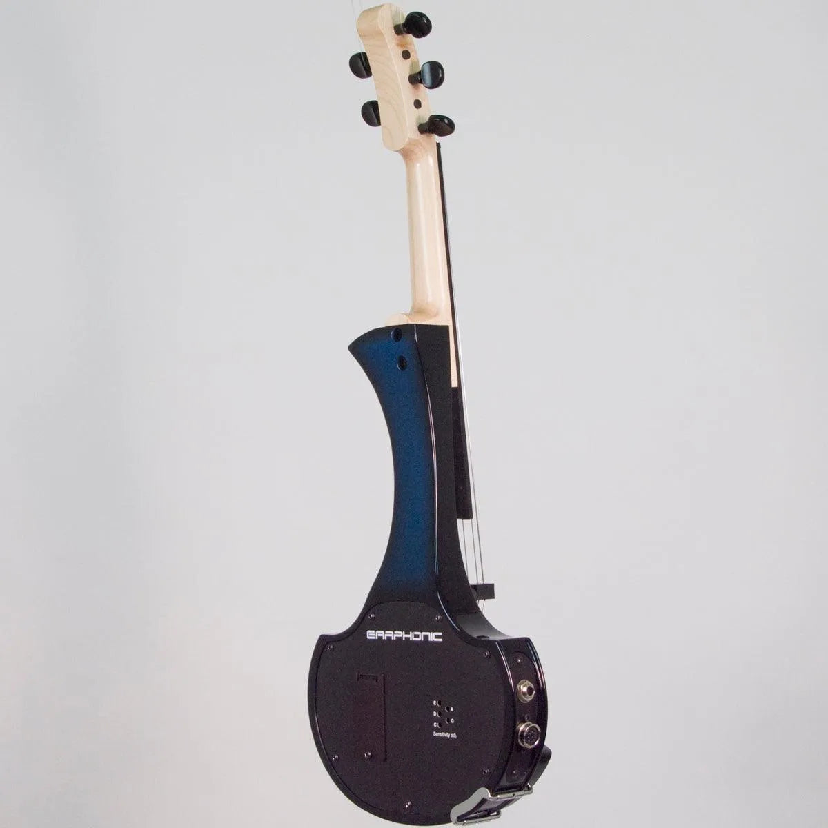 Cantini Earphonic 5-String Electric Violin with MIDI, Blue/Black Sunburst - Electric Violin Shop