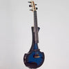 Cantini Earphonic 5-String Fretted Electric Violin with MIDI, Blue/Black Sunburst - Electric Violin Shop