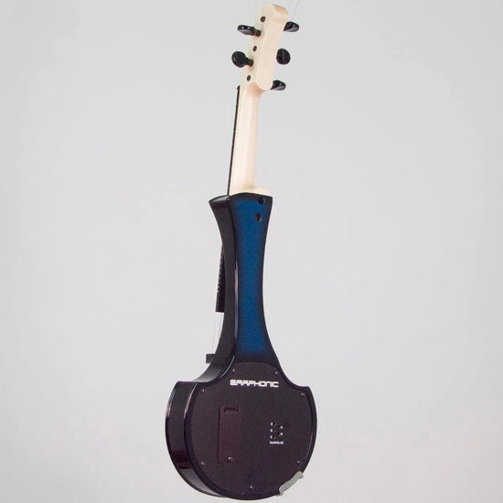 Cantini Earphonic 5-String Fretted Electric Violin with MIDI, Blue/Black Sunburst - Electric Violin Shop