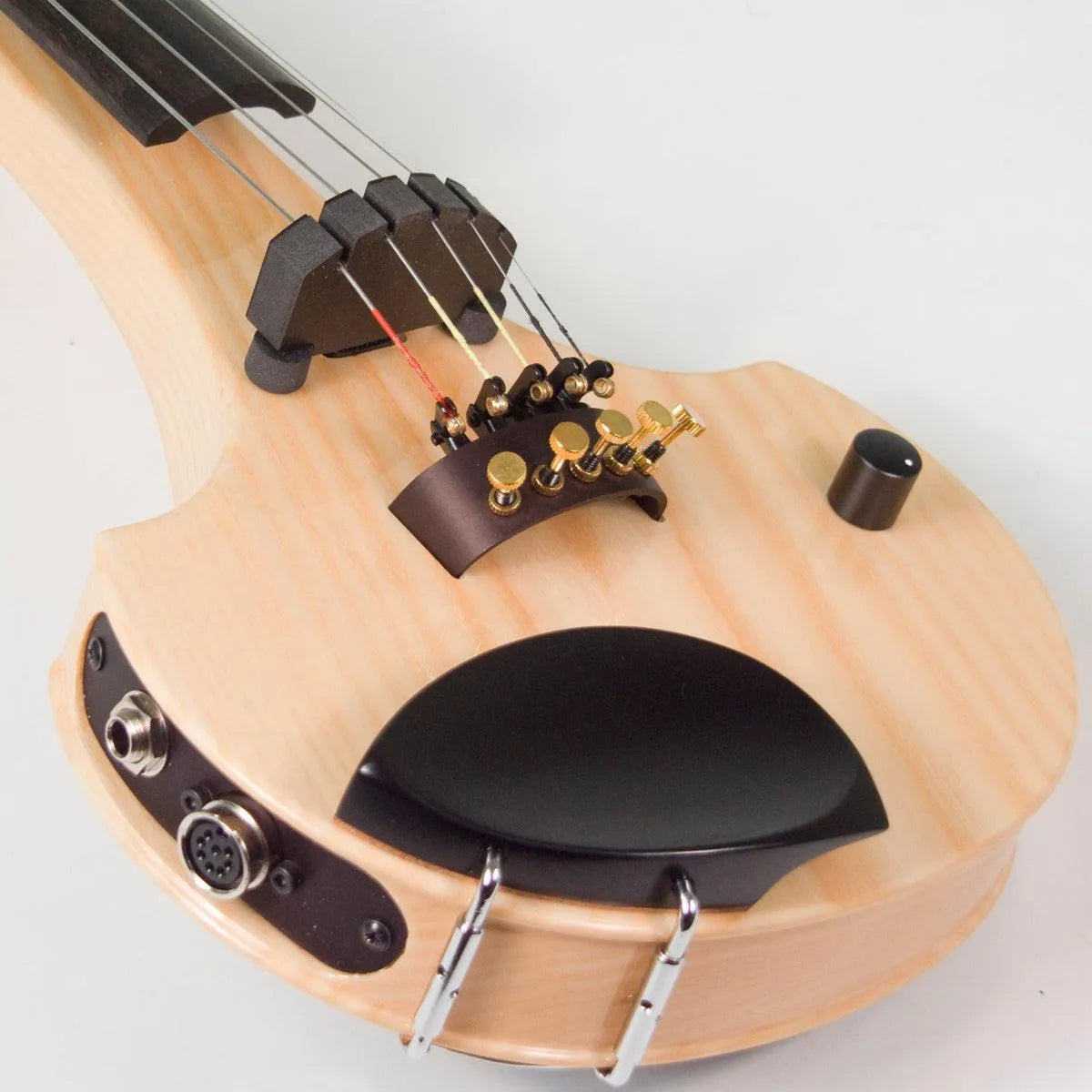 Cantini Earphonic 5-String Electric Violin with MIDI, Natural - Electric Violin Shop