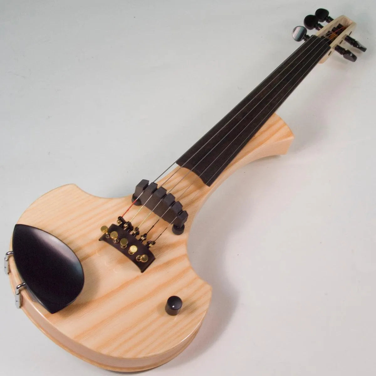 Cantini Earphonic 5-String Electric Violin with MIDI, Natural - Electric Violin Shop