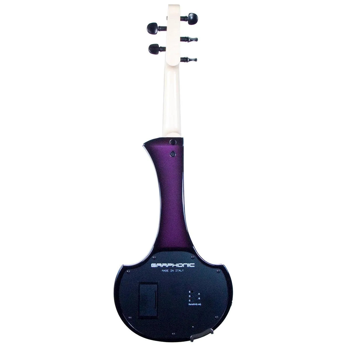 Cantini Earphonic 5-String Electric Violin with MIDI, Purple/Black Sunburst - Electric Violin Shop