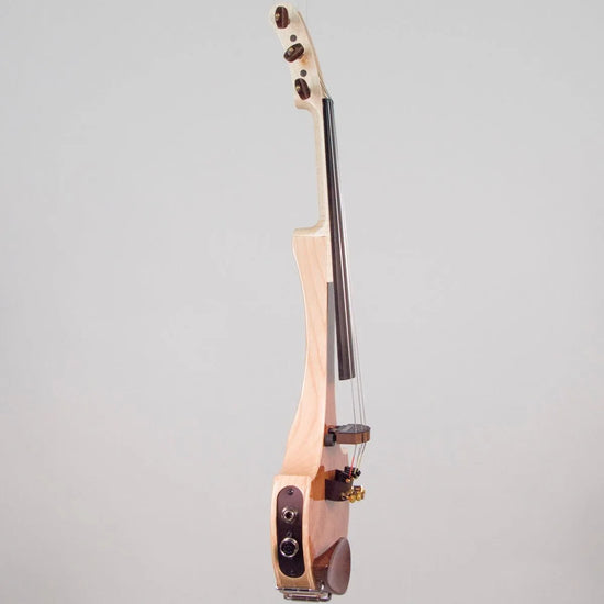 Cantini Earphonic 5-String Electric Violin with MIDI, Red Elm Burl - Electric Violin Shop