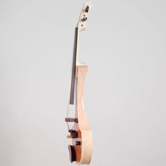 Cantini Earphonic 5-String Electric Violin with MIDI, Red Elm Burl - Electric Violin Shop