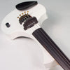 Cantini Earphonic 5-String Electric Violin with MIDI, Gloss White - Electric Violin Shop