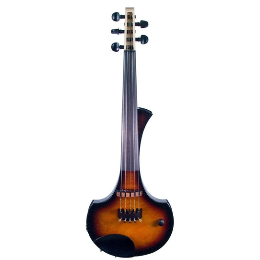 Cantini Earphonic 5-String Electric Violin with MIDI, Occhietto Tobacco Burst - Electric Violin Shop