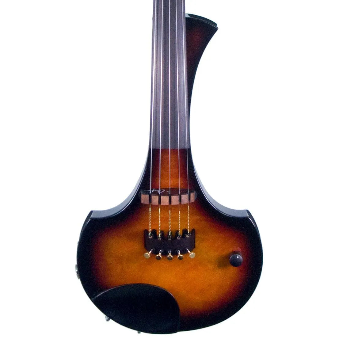 Cantini Earphonic 5-String Electric Violin with MIDI, Occhietto Tobacco Burst - Electric Violin Shop