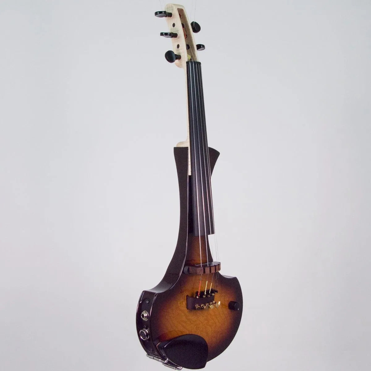 Cantini Earphonic 5-String Electric Violin with MIDI, Occhietto Tobacco Burst - Electric Violin Shop