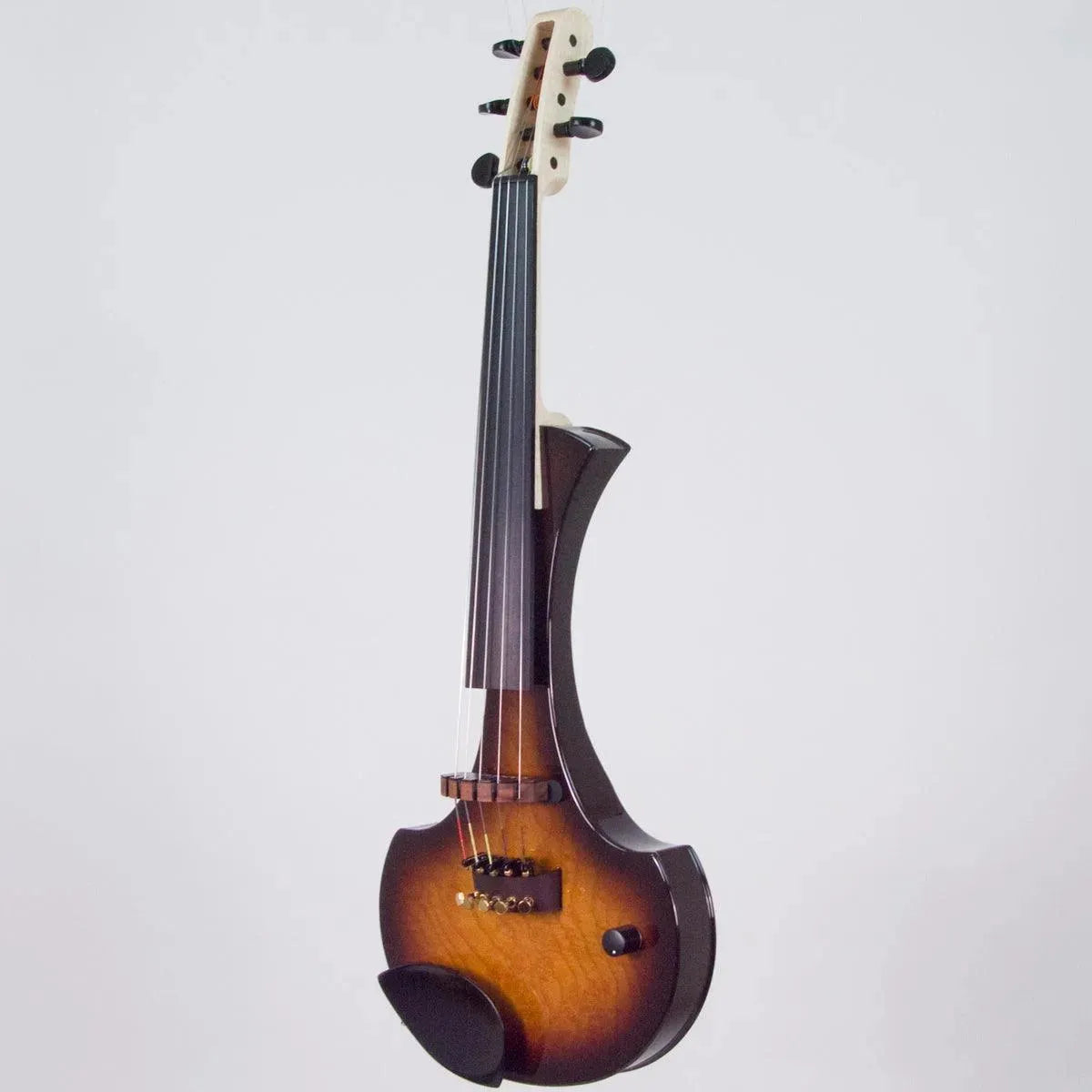 Cantini Earphonic 5-String Electric Violin with MIDI, Occhietto Tobacco  Burst