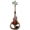 ETJ 4-string Electric Violin, Flamed Walnut neck-thru body & ebony/wenge fingerboard - Electric Violin Shop