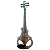 ETJ 4-string Electric Violin, Flamed Walnut neck-thru body & ebony/wenge fingerboard - Electric Violin Shop