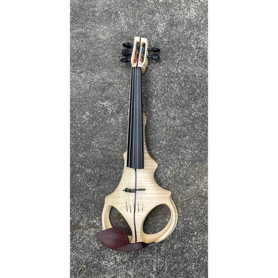 ETJ 5-string electric violin, flamed maple/ebony - Electric Violin Shop