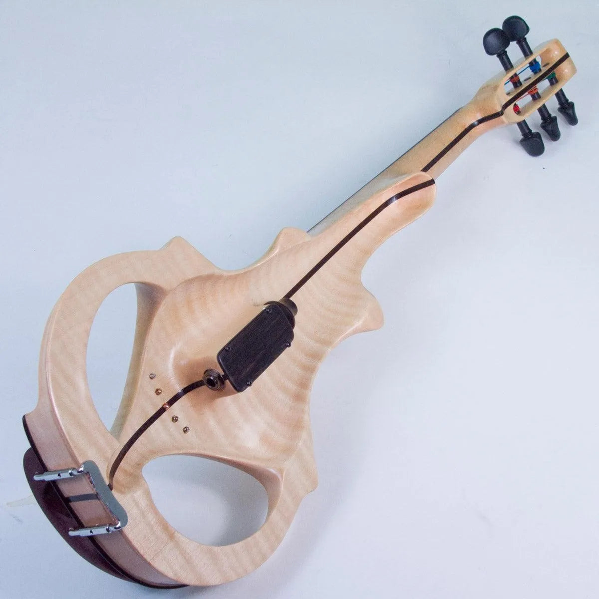 ETJ 5-string electric violin, flamed maple/ebony - Electric Violin Shop