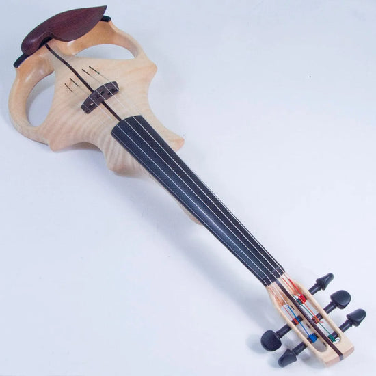 ETJ 5-string electric violin, flamed maple/ebony - Electric Violin Shop