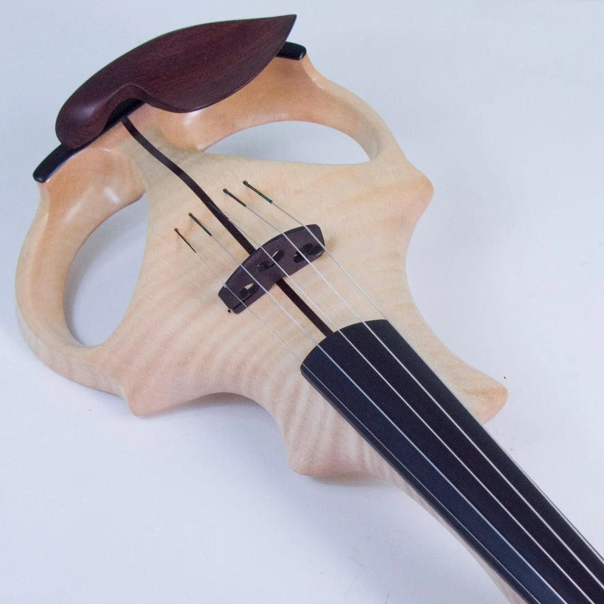 ETJ 5-string electric violin, flamed maple/ebony - Electric Violin Shop