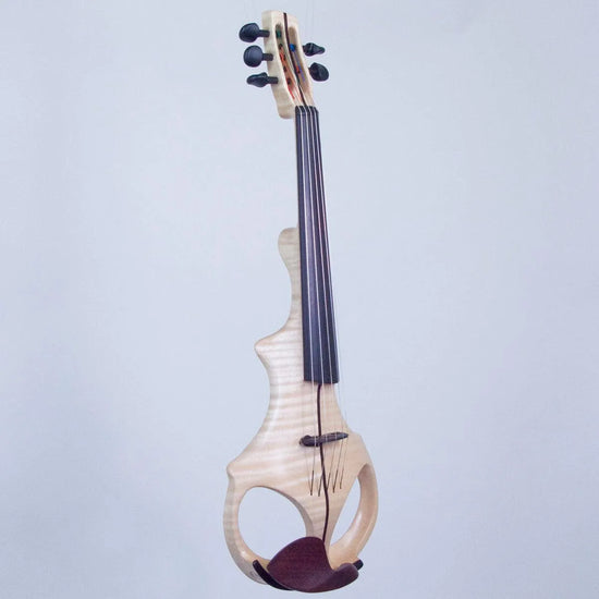 ETJ 5-string electric violin, flamed maple/ebony - Electric Violin Shop