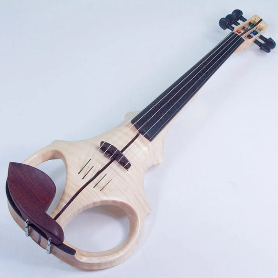 ETJ 5-string electric violin, flamed maple/ebony - Electric Violin Shop