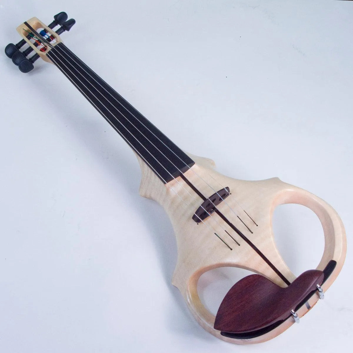 ETJ 5-string electric violin, flamed maple/ebony - Electric Violin Shop