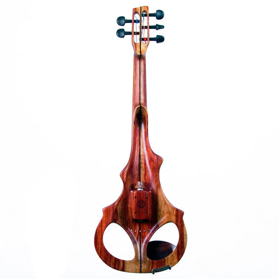 ETJ 5-string Electric Violin, neck-thru padauk body & ebony/wenge fingerboard - Electric Violin Shop