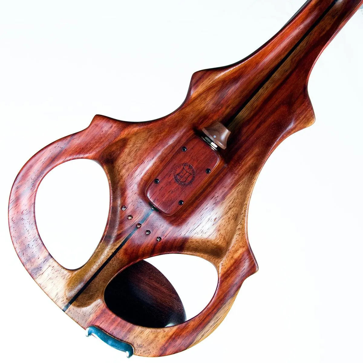 ETJ 5-string Electric Violin, neck-thru padauk body & ebony/wenge fingerboard - Electric Violin Shop