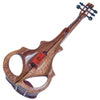 ETJ 5-string Electric Violin, neck-thru walnut body & two-tone ziricote fingerboard - Electric Violin Shop