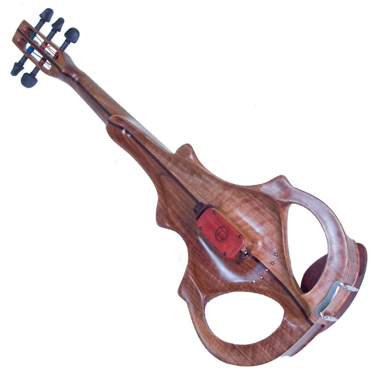 ETJ 5-string Electric Violin, neck-thru walnut body & two-tone ziricote fingerboard - Electric Violin Shop