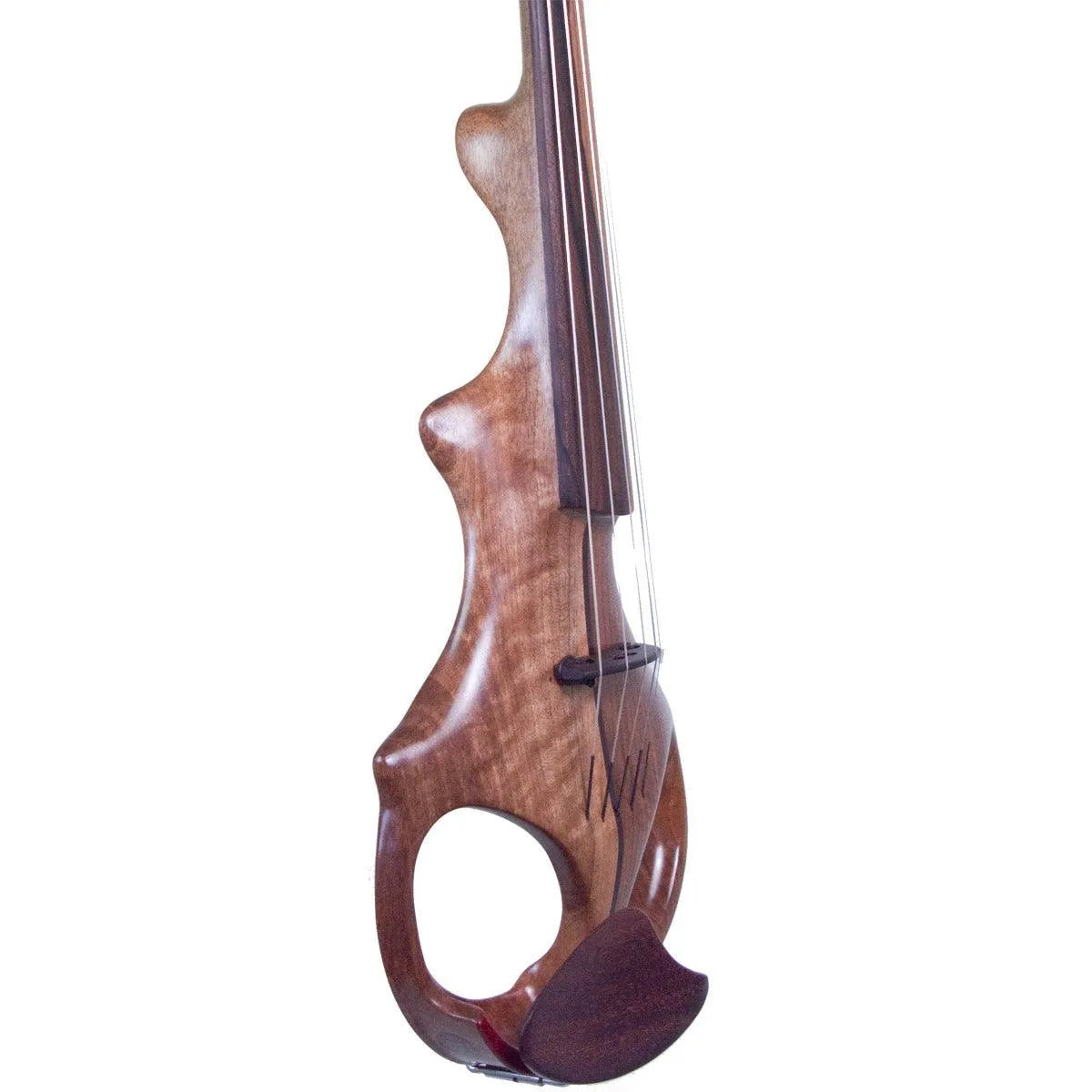 ETJ 5-string Electric Violin, neck-thru walnut body & two-tone ziricote fingerboard - Electric Violin Shop