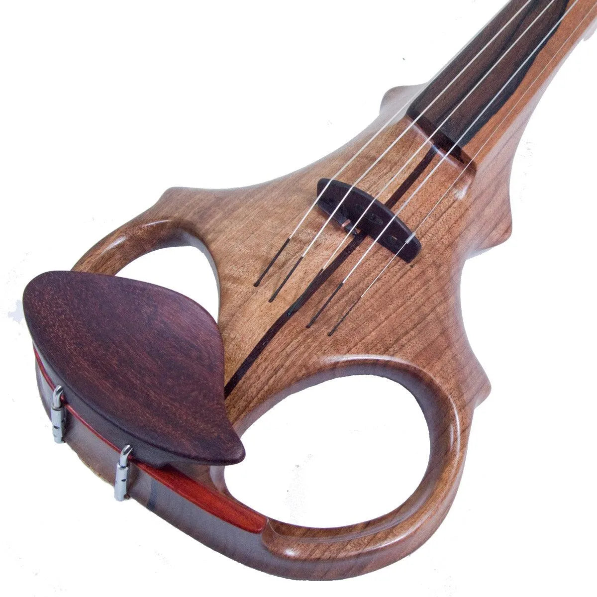 ETJ 5-string Electric Violin, neck-thru walnut body & two-tone ziricote fingerboard - Electric Violin Shop