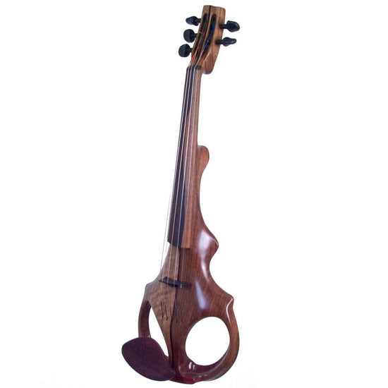 ETJ 5-string Electric Violin, neck-thru walnut body & two-tone ziricote fingerboard - Electric Violin Shop